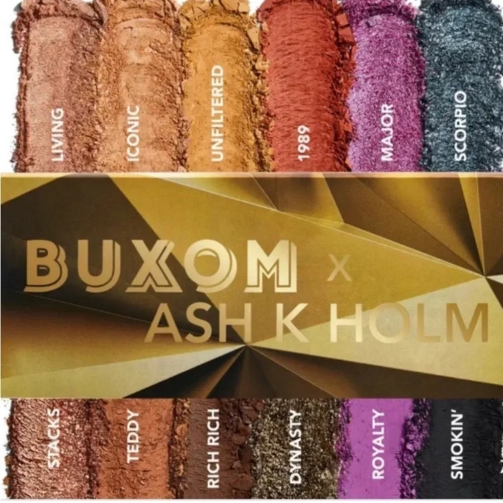 NEW Buxom x Ash K Holm Eyeshadow Palette - Vibrant Shades